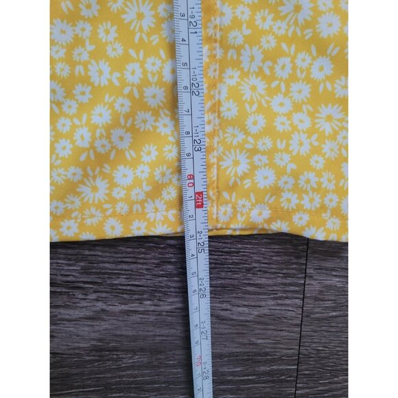 Ripskirt Hawaiian Wrap Skirt Floral Aloha Yellow Women Adjustable Waist M/L - Picture 12 of 12